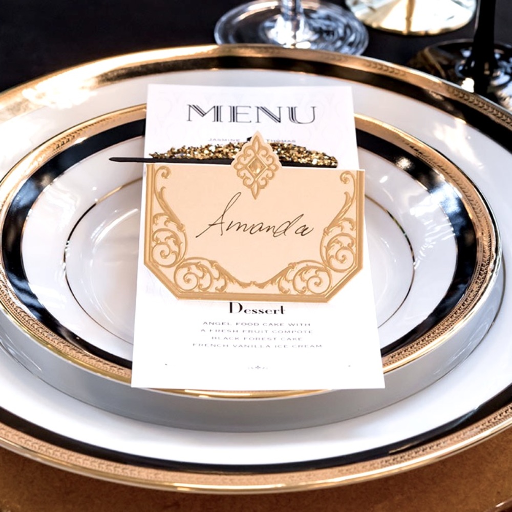🆕 Art Deco 💍 119 wedding placement Cards 💍